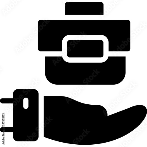 Job Offer Glyph Icon