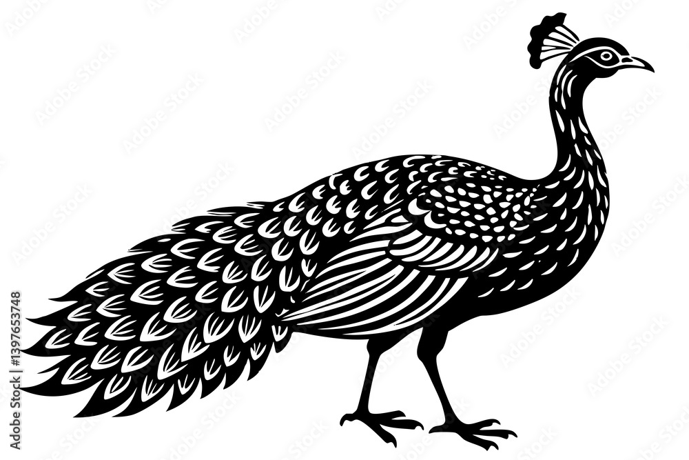 Obraz premium Stunning image of a wild bird in its natural habitat, showcasing the grace, color, and freedom of avian wildlife. Ideal for use in nature-themed projects, birdwatching content, environmental campaigns