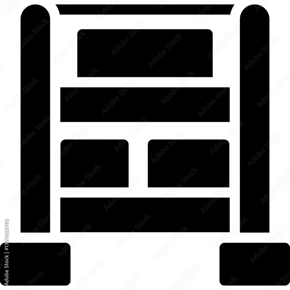 Storage Box Glyph Icon