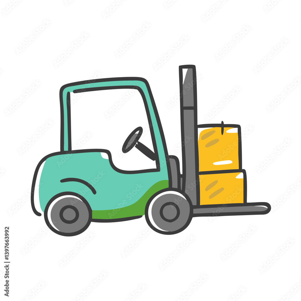 forklift icon, forklift vector illustration-simple illustration of forklift, perfect for forklift logos and icons forklift icon, forklift vector illustration-simple illustration of forklift, perfect for forklift logos and icons