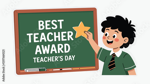 Teacher's Day Celebration Concept with Books, Apple, Globe, and School Supplies