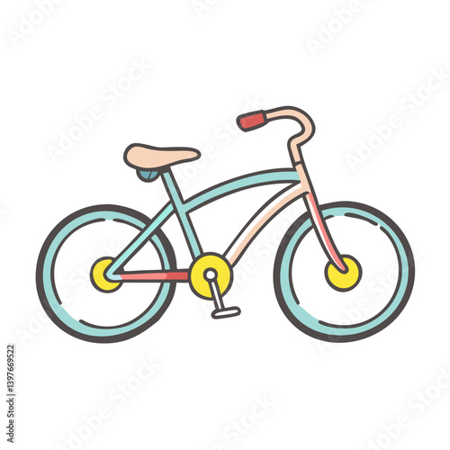 bicycle icon, bicycle vector illustration-simple illustration of bicycle, perfect for bicycle logos and icons photo