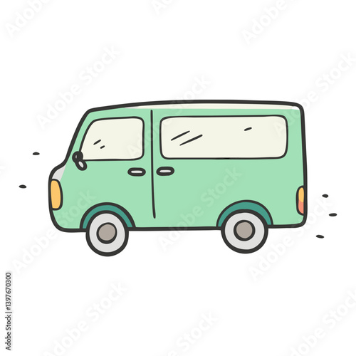 cargo van icon, cargo van vector illustration-simple illustration of cargo van, perfect for cargo van logos and icons