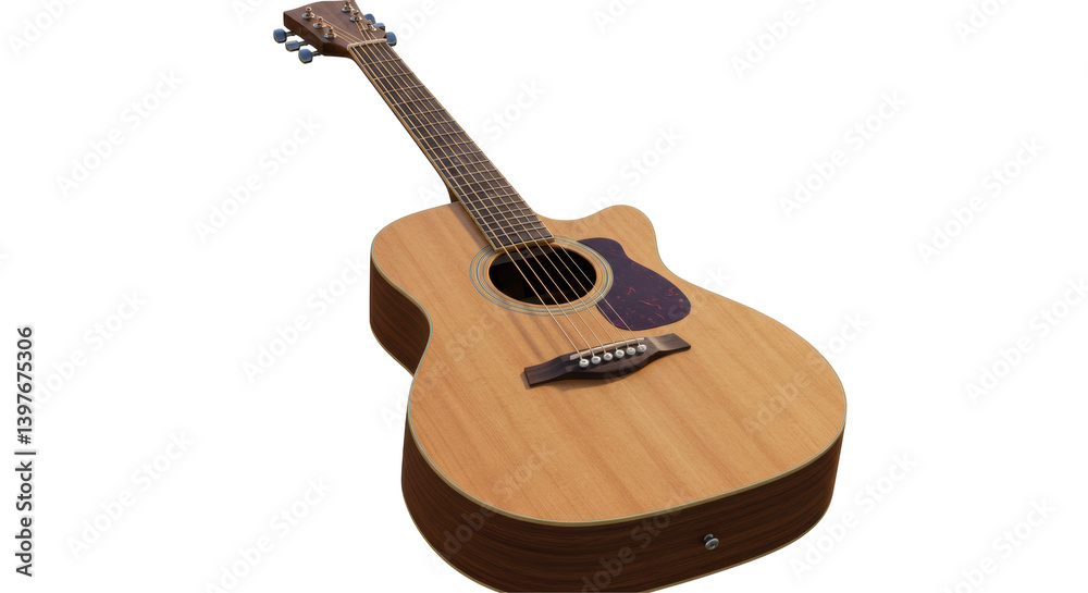 Fototapeta premium Isolated Acoustic Guitar