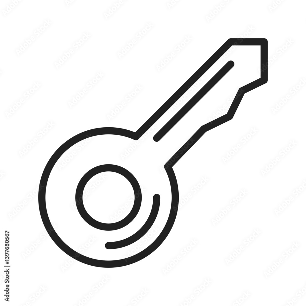 Key icon vector image. Suitable for mobile apps, web apps and print media. Key icon vector image. Suitable for mobile apps, web apps and print media.