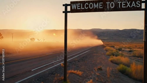 Welcome to Texas sign.