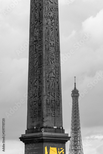 Photography obelisk in paris