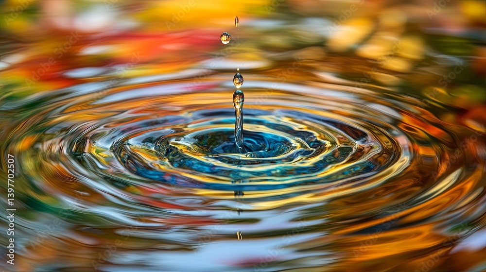 Abstract patterns of vibrant oil swirling on water, creating an artistic and colorful effect pic Abstract patterns of vibrant oil swirling on water, creating an artistic and colorful effect pic