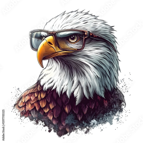 Cool Bald Eagle Portrait  Bird  Glasses  Wildlife  Nature  Animal