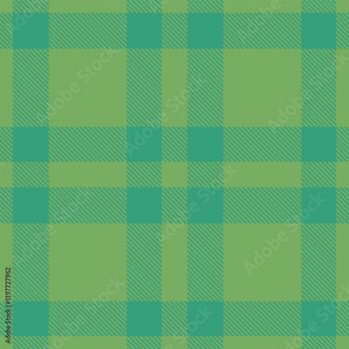 Elegant Seamless Tartan featuring Dark dull green and Dusky ocean green Textile Design