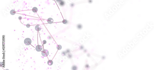 Abstract background with connected dots and lines. Perfect for technology, network, and connection concepts.