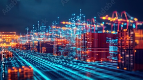 a digital twin model of a national economy analyzing how increased tariffs on imports affect inflation and consumer goods pricing