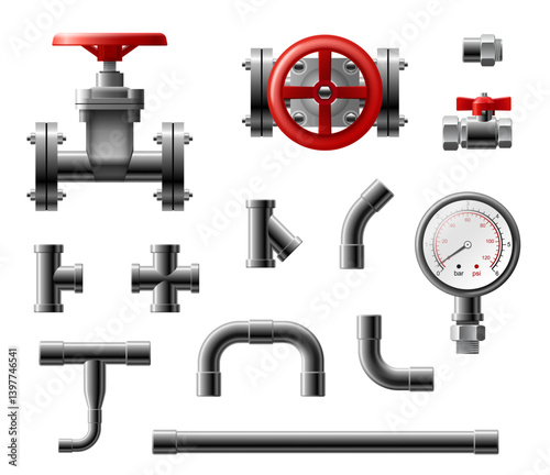 Web banner template with pipeline. Web banner