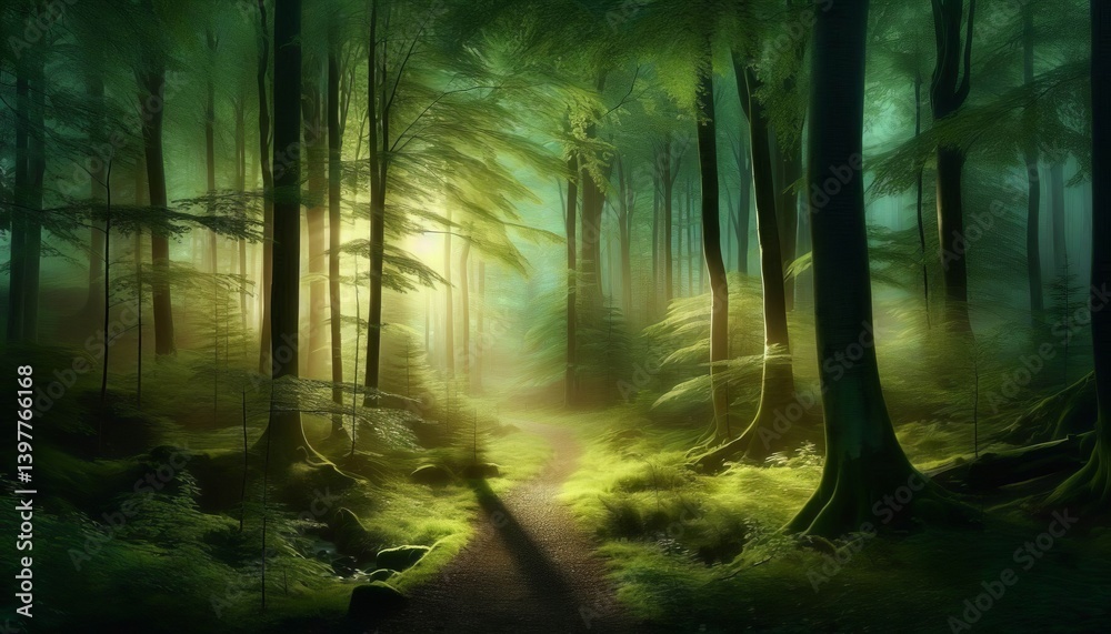 Fototapeta premium Gloamforest Lament