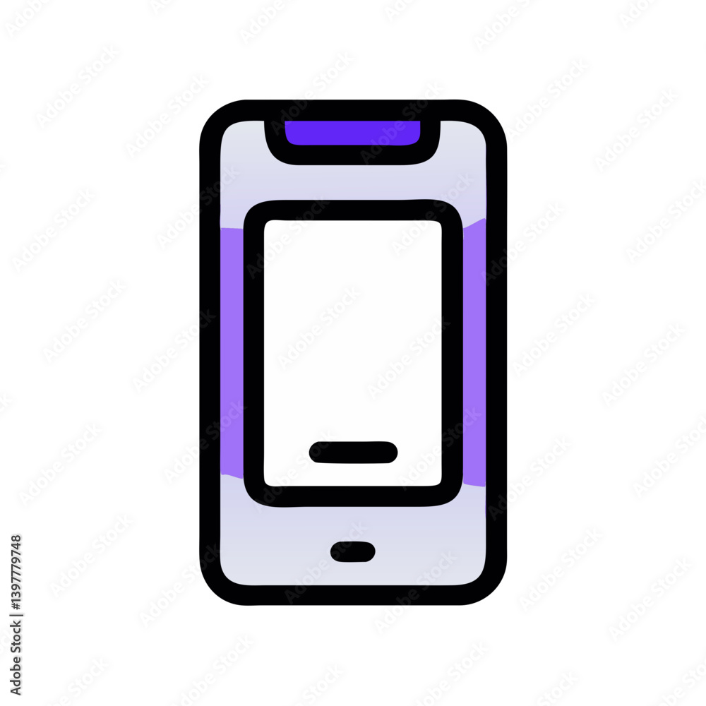 Minimal smartphone icon with purple accents, representing mobile devices, communication, technology, or app-based platforms.
Minimal smartphone icon with purple accents, representing mobile devices, communication, technology, or app-based platforms.