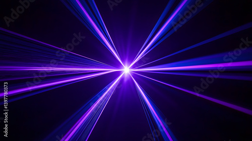 Converging Laser Beams in a Dark Space