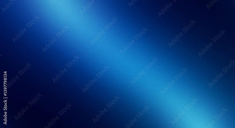 Obraz premium Vibrant blue gradient abstract background with a soft light transition and smooth color blend