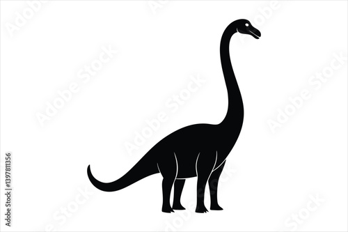 dinosaur sauropod silhouette