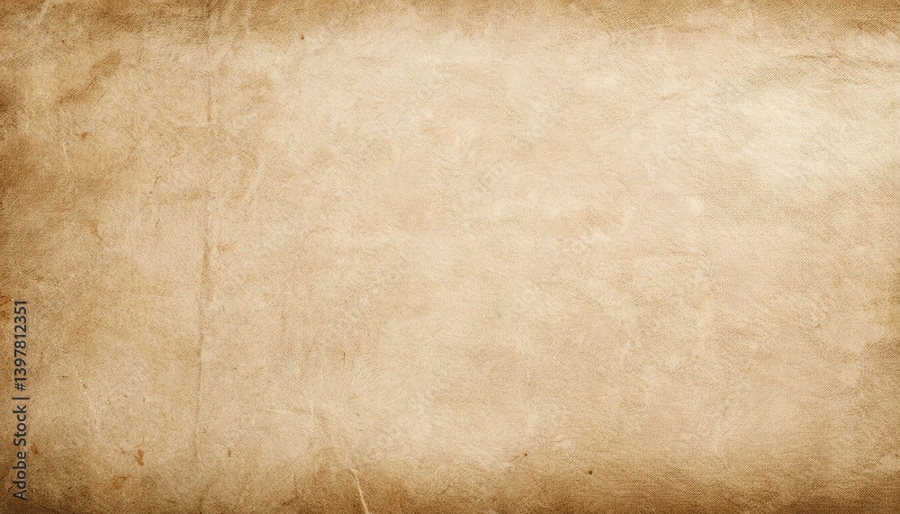 Fototapeta premium Aged beige grunge paper texture for background design