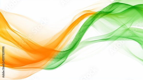 Abstract flowing colors