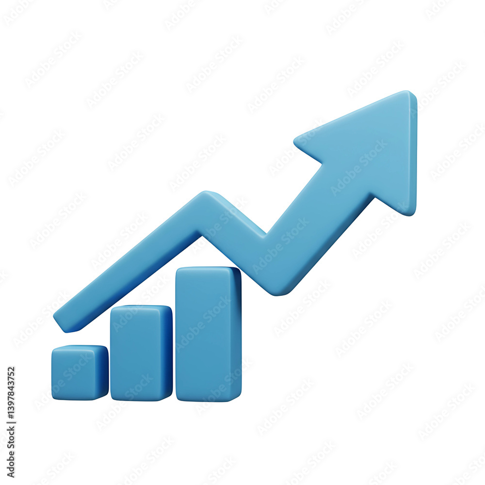 Upward Growth Chart Isolated on Transparent Background
Upward Growth Chart Isolated on Transparent Background