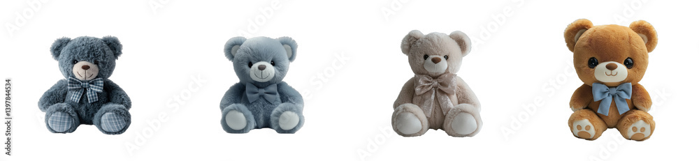 Obraz premium Adorable collection product. Cut out png set