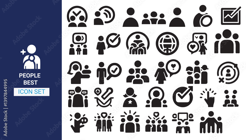 People group icon set. Team people. User profile symbol. Group of people or group of users collection. Persons symbol - stock vector. People group icon set. Team people. User profile symbol. Group of people or group of users collection. Persons symbol - stock vector.