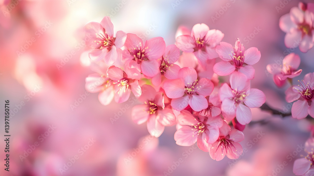 Fototapeta premium pink cherry blossom