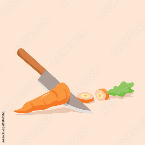 cut carrots