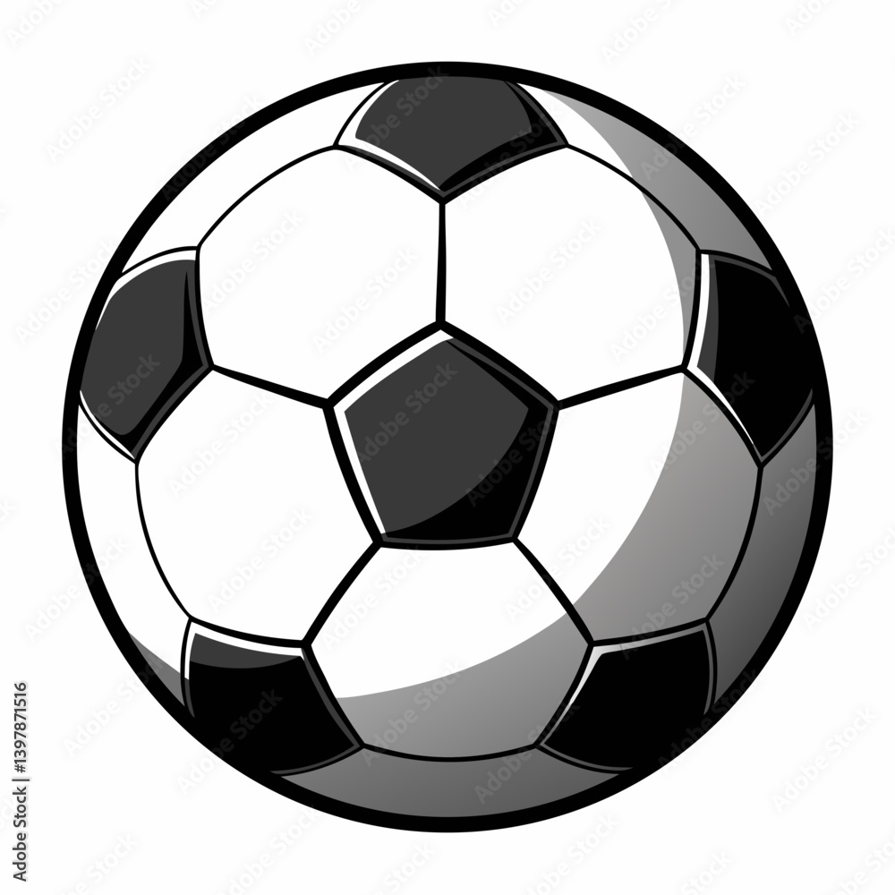Fototapeta premium soccer ball isolated on white
