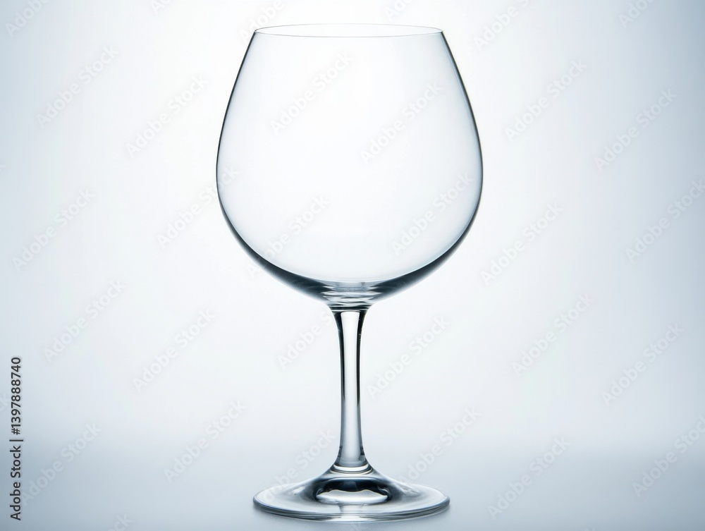 Wine glass with circular framing and backlit with negative space Wine glass with circular framing and backlit with negative space