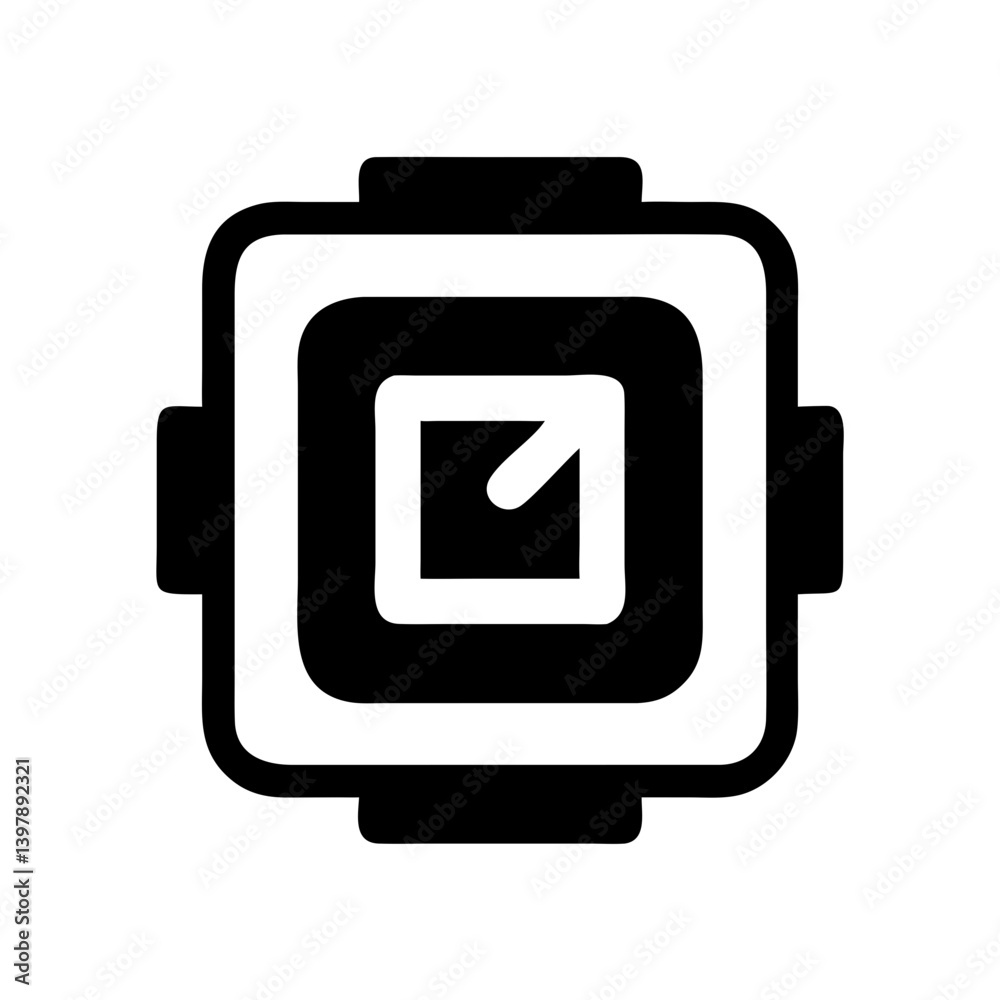  Stylish Square Watch Icon for Trends