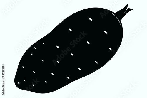 Colorful and clean vegetable vector illustration, ideal for food-related designs, healthy lifestyle promotions, restaurant menus, farm market branding, educational materials, and recipe graphics. Full