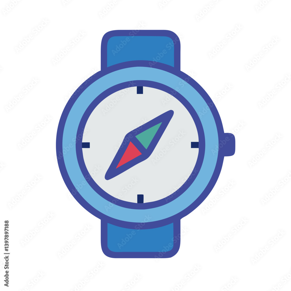 Compass Navigation Watch Icon for Adventurers Compass Navigation Watch Icon for Adventurers
