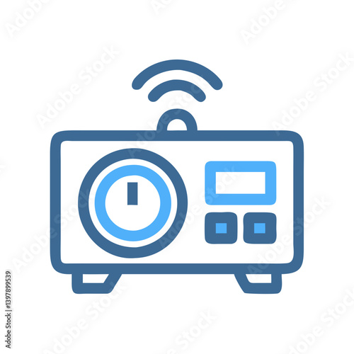  Creative Digital Projection Clock Design Icon