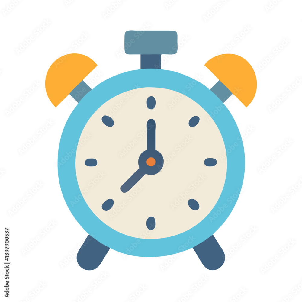 Creative Dual Alarm Desk Clock Design Icon Creative Dual Alarm Desk Clock Design Icon
