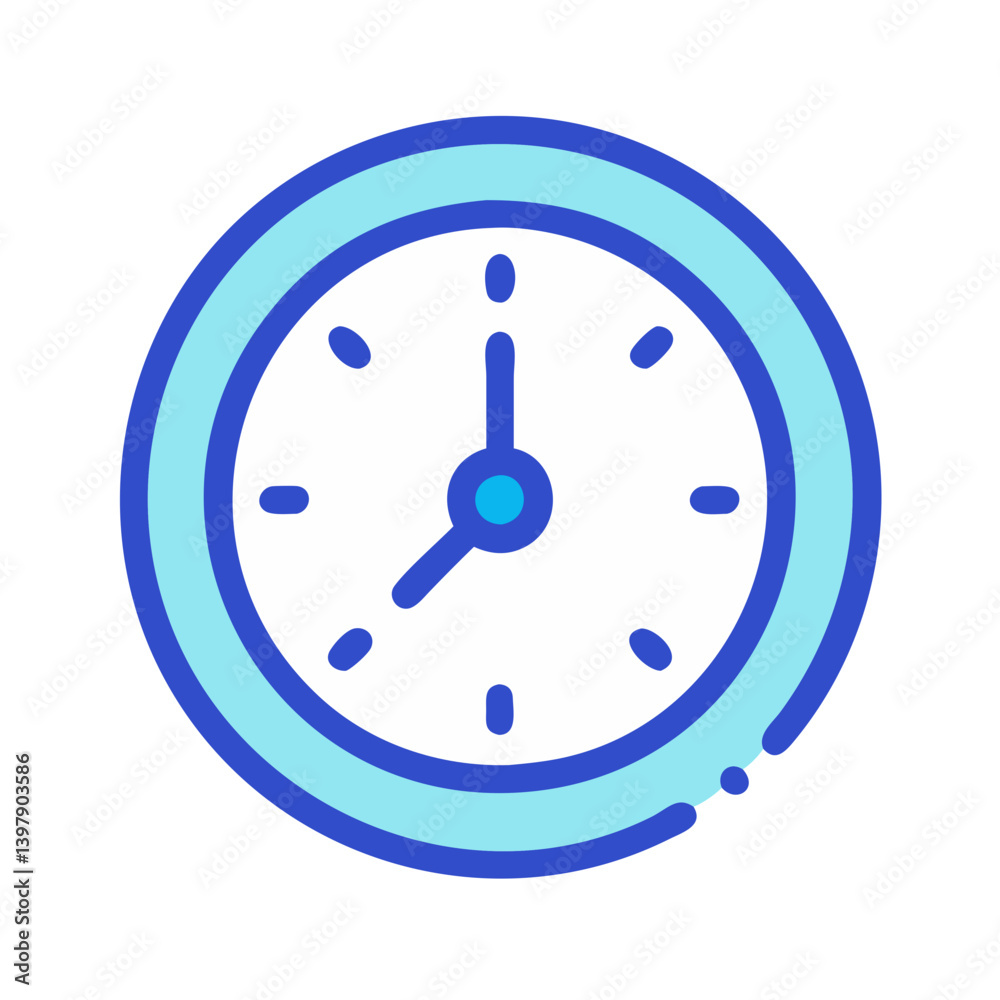 Luxurious Glow in the Dark Clock Graphic Luxurious Glow in the Dark Clock Graphic