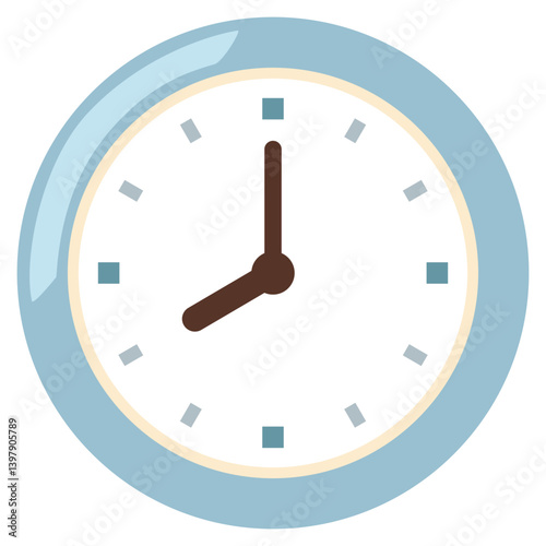Clock at 8:00