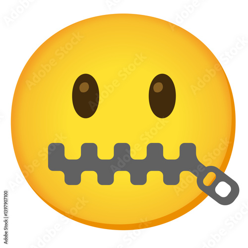  Zipper Mouth Emoji