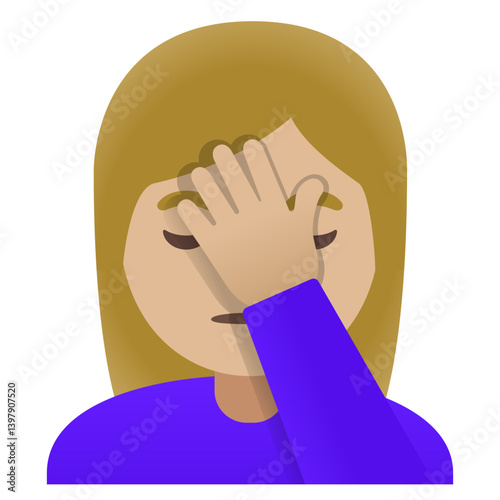facepalm female