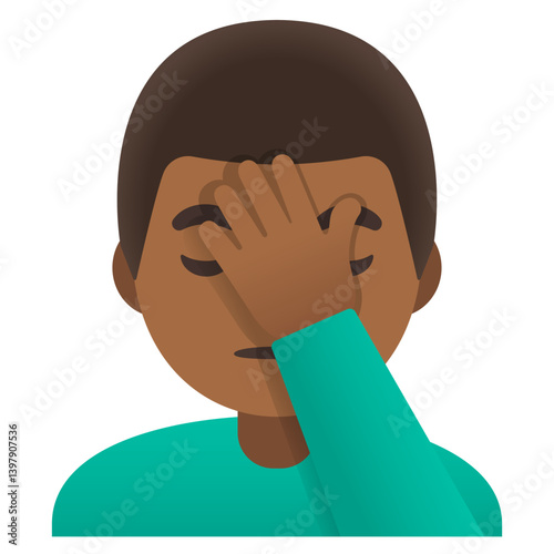 facepalm male