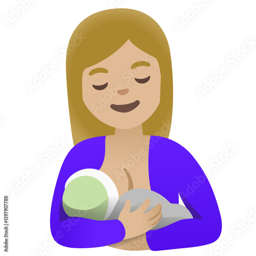 breastfeeding medium light skin