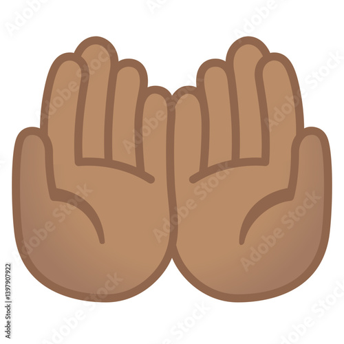 open hands medium skin