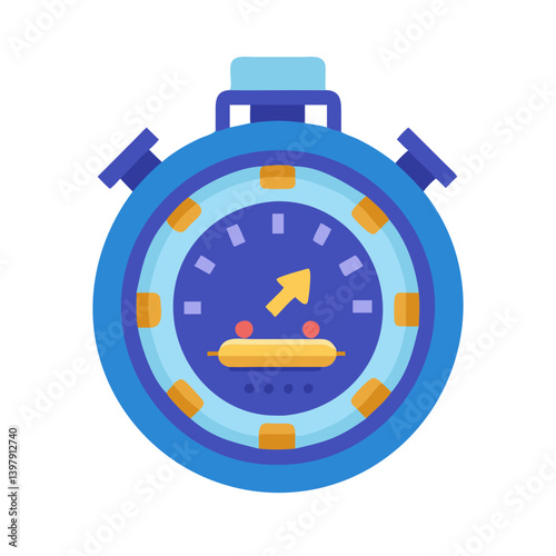  Chic Navy Display Chronograph Illustration