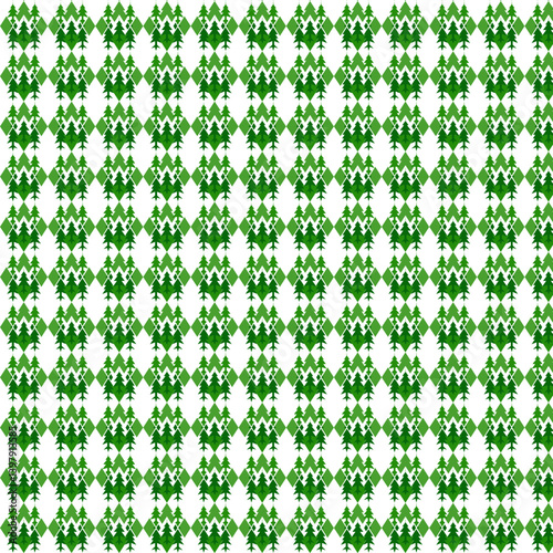 Forest Tessellations Patterns design