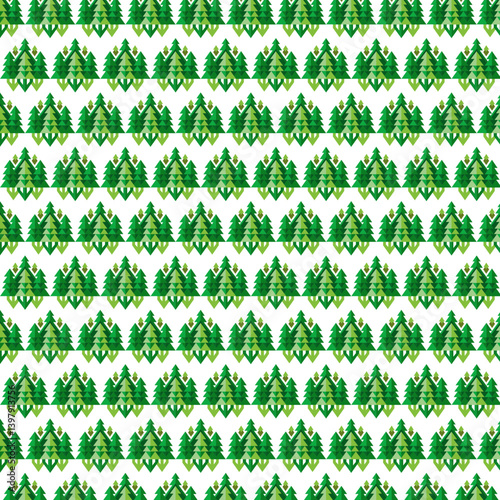 Forest Tessellations Patterns design