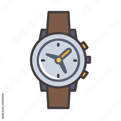  Chic Pilot Watch Illustration