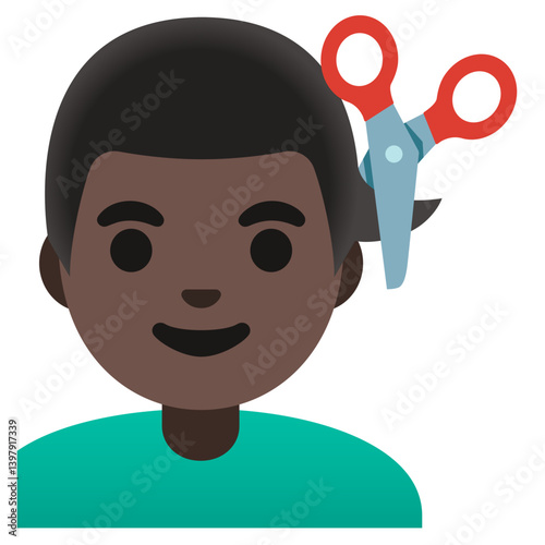  Person Getting Haircut Emoji