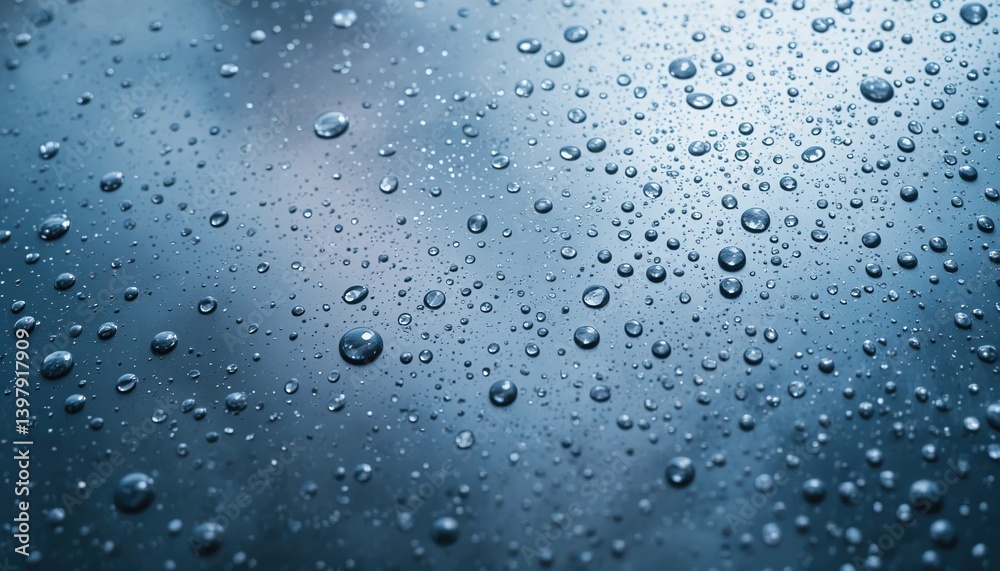 Water droplets collecting on a surface nature environment close-up imagery calm atmosphere macro viewpoint serenity concept for relaxation Water droplets collecting on a surface nature environment close-up imagery calm atmosphere macro viewpoint serenity concept for relaxation