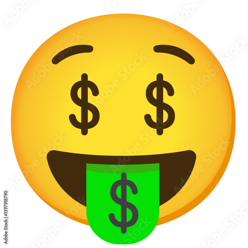  Money-Mouth Face  